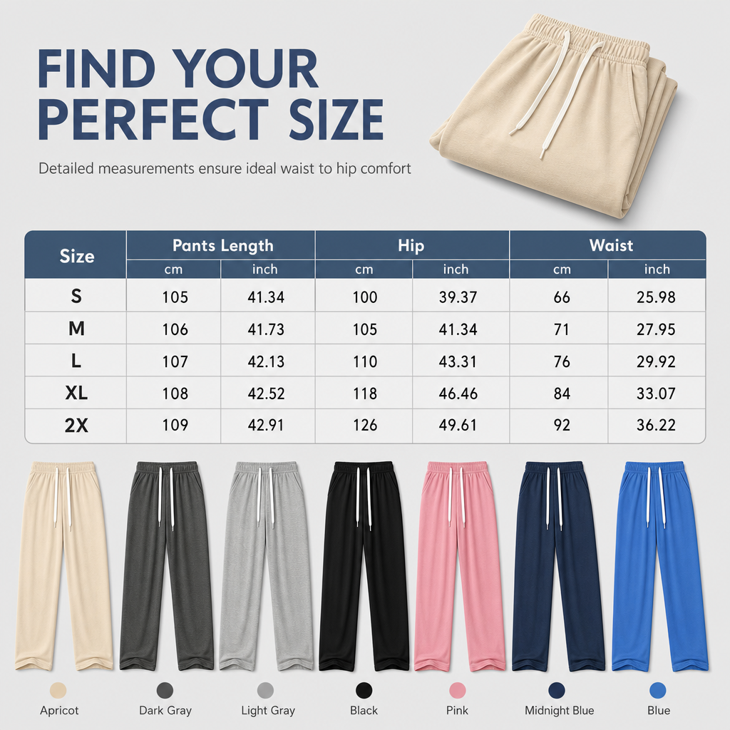👖Women's Casual Loose Wide-Leg Sweatpants