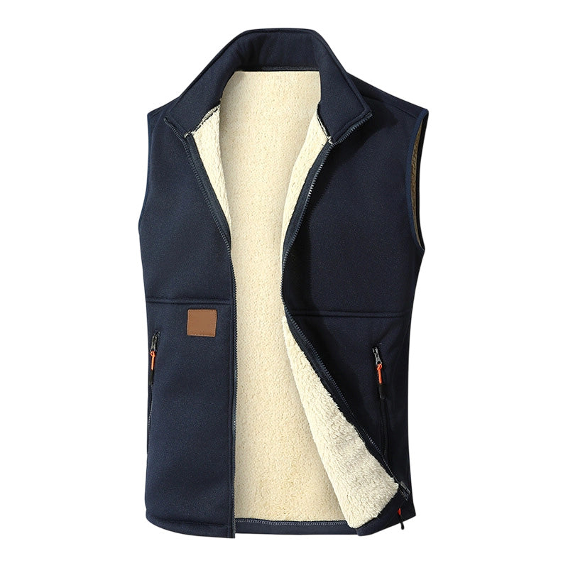 ❄️💕 Unisex Winter Plush-Lined Warm Vest