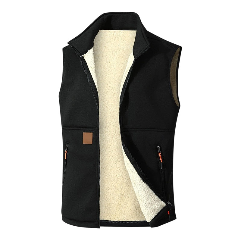 ❄️💕 Unisex Winter Plush-Lined Warm Vest