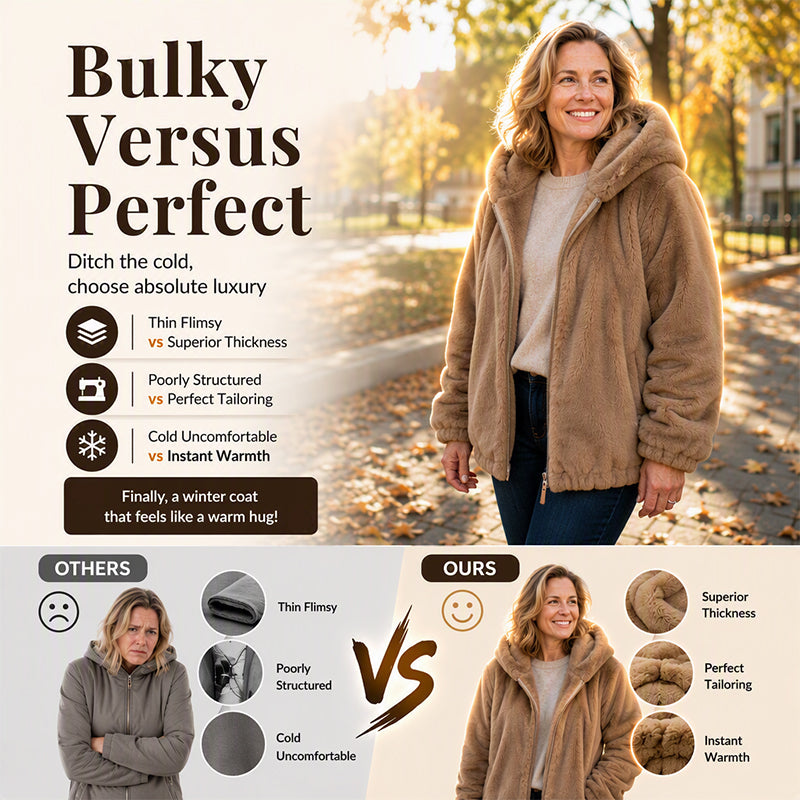 🔥☁️Soft & Skin-Friendly, Everyday Casual🧥 Women's Hooded Jacket – Comfortable Fabric & Relaxed Fit ✨