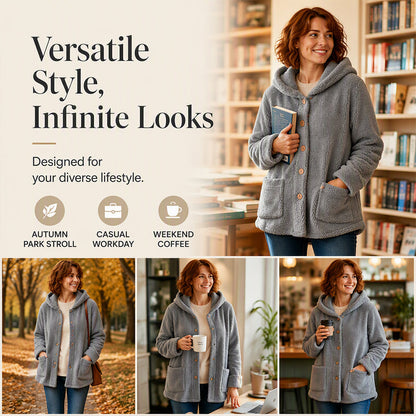 🧥Women's Winter Cozy Hooded Jacket – Warm, Water-Repellent & Easy to Layer ❄️