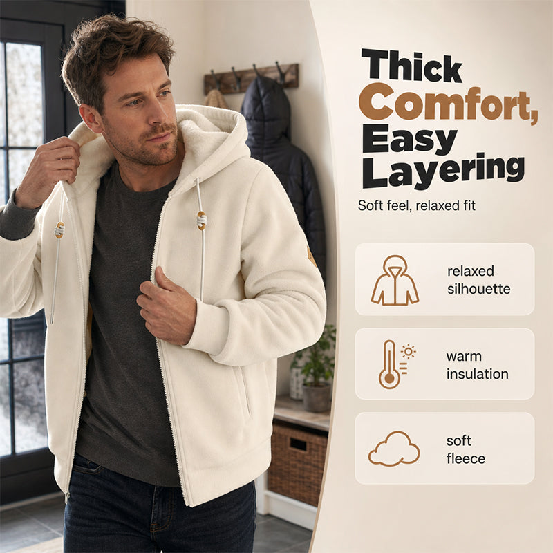 🔥Limited Offer!🧥Unisex Cozy Sherpa Hoodie 🛍️