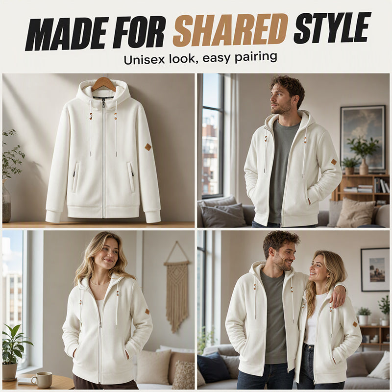 🔥Limited Offer!🧥Unisex Cozy Sherpa Hoodie 🛍️