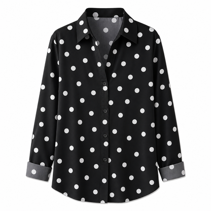 ⏳⏰Women Elegant Casual Long Sleeve Button Up Blouse