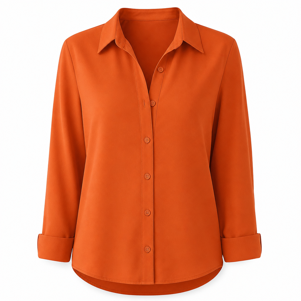 ⏳⏰Women Elegant Casual Long Sleeve Button Up Blouse