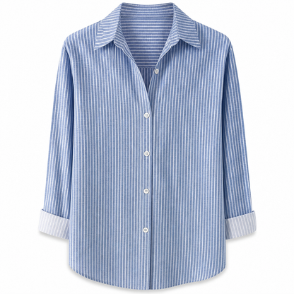 ⏳⏰Women Elegant Casual Long Sleeve Button Up Blouse