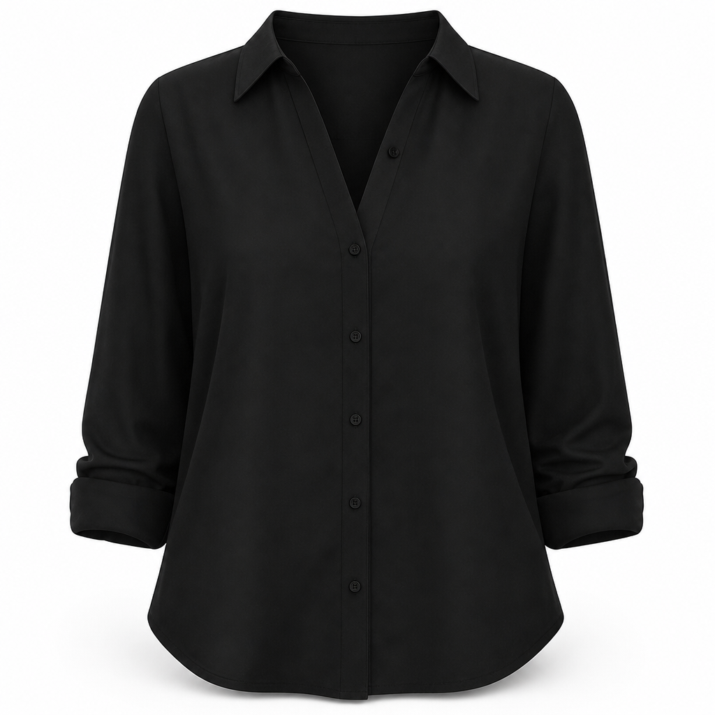 ⏳⏰Women Elegant Casual Long Sleeve Button Up Blouse