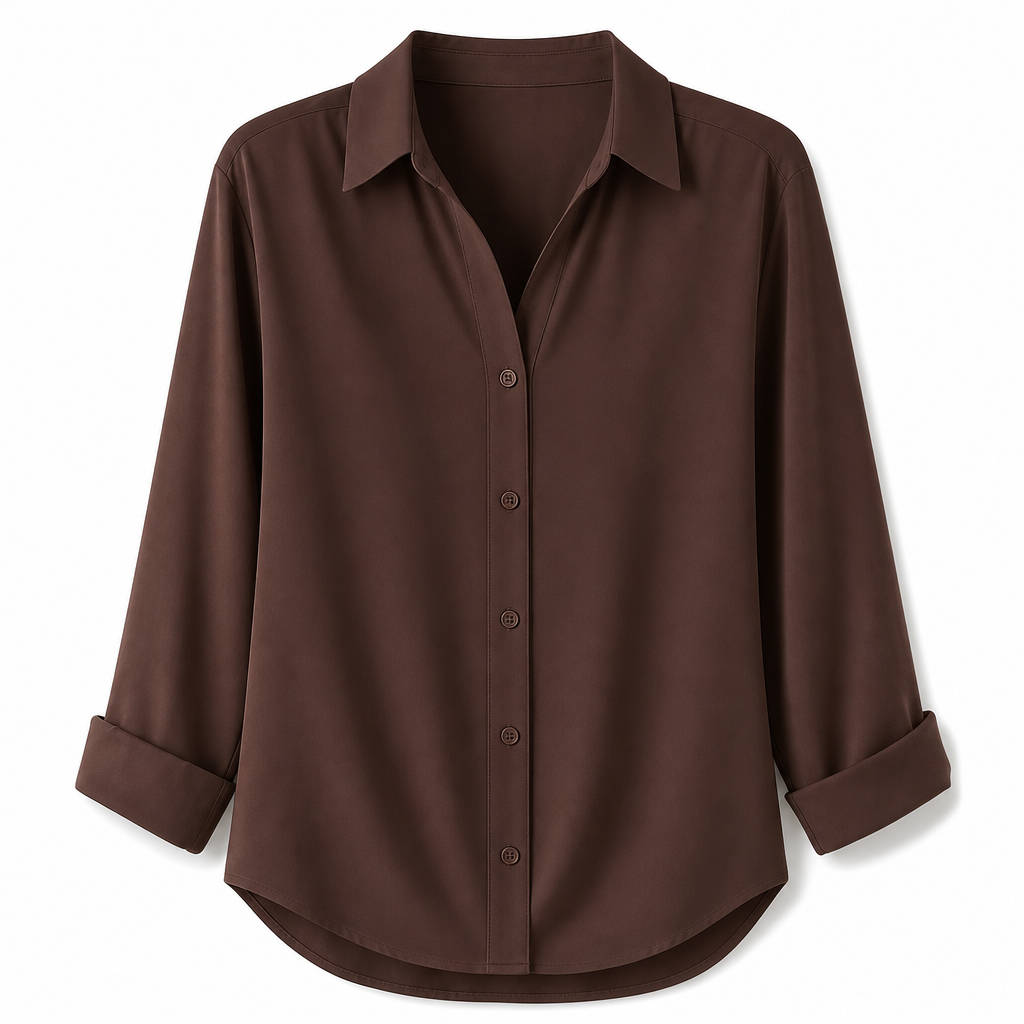 ⏳⏰Women Elegant Casual Long Sleeve Button Up Blouse