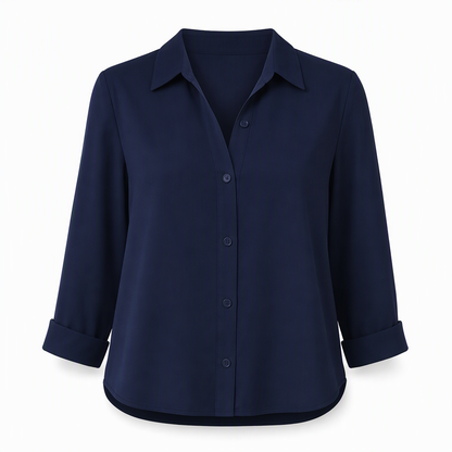 ⏳⏰Women Elegant Casual Long Sleeve Button Up Blouse