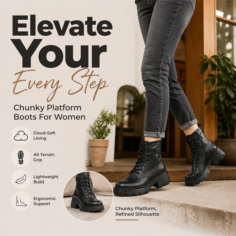 💕✨Women's Retro Platform Classic Boots🛍️Step out in style, look lovely & feel confident!