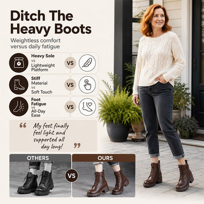 💕✨Women's Retro Platform Classic Boots🛍️Step out in style, look lovely & feel confident!