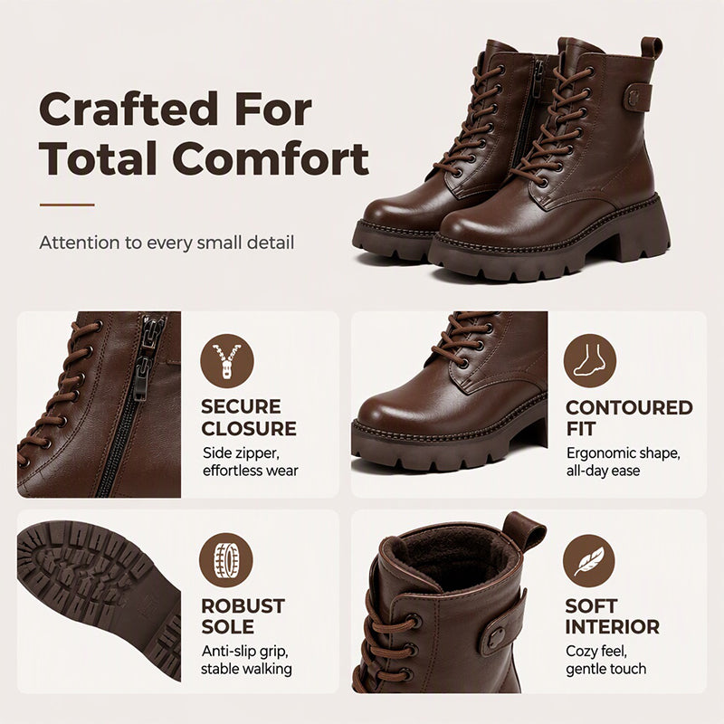 💕✨Women's Retro Platform Classic Boots🛍️Step out in style, look lovely & feel confident!