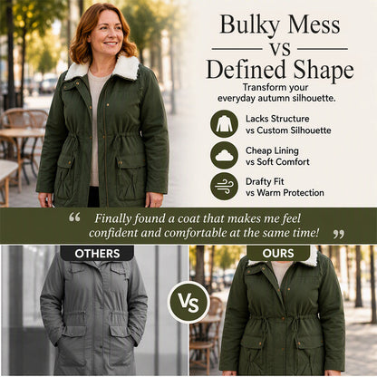 💥Women's Mid-Length Warm Sherpa Coat