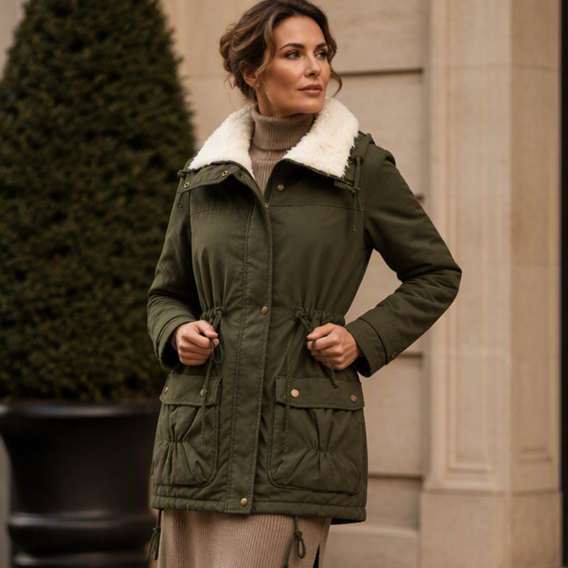 💥Women's Mid-Length Warm Sherpa Coat