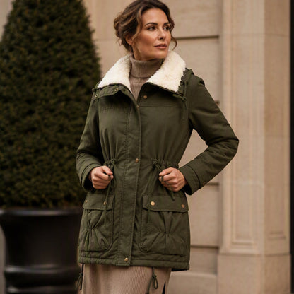 💥Women's Mid-Length Warm Sherpa Coat