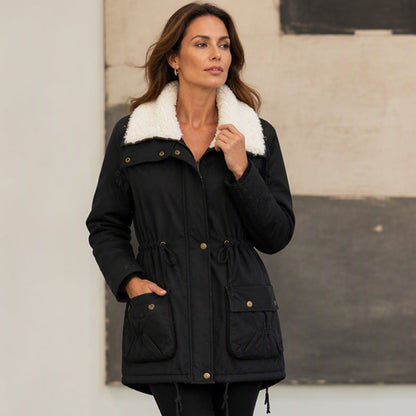 💥Women's Mid-Length Warm Sherpa Coat