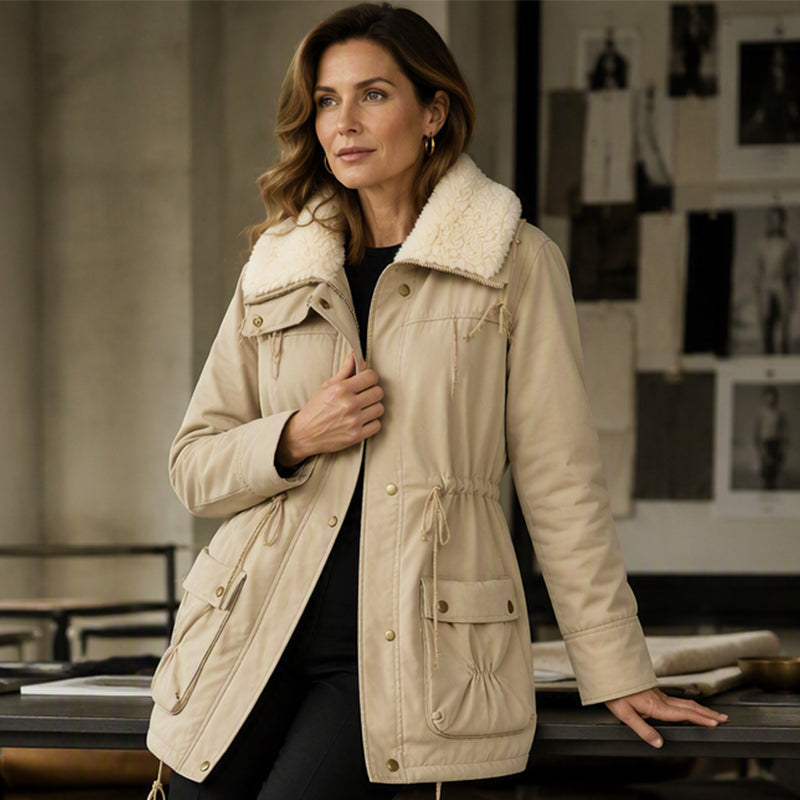 💥Women's Mid-Length Warm Sherpa Coat