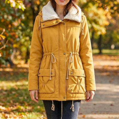 💥Women's Mid-Length Warm Sherpa Coat