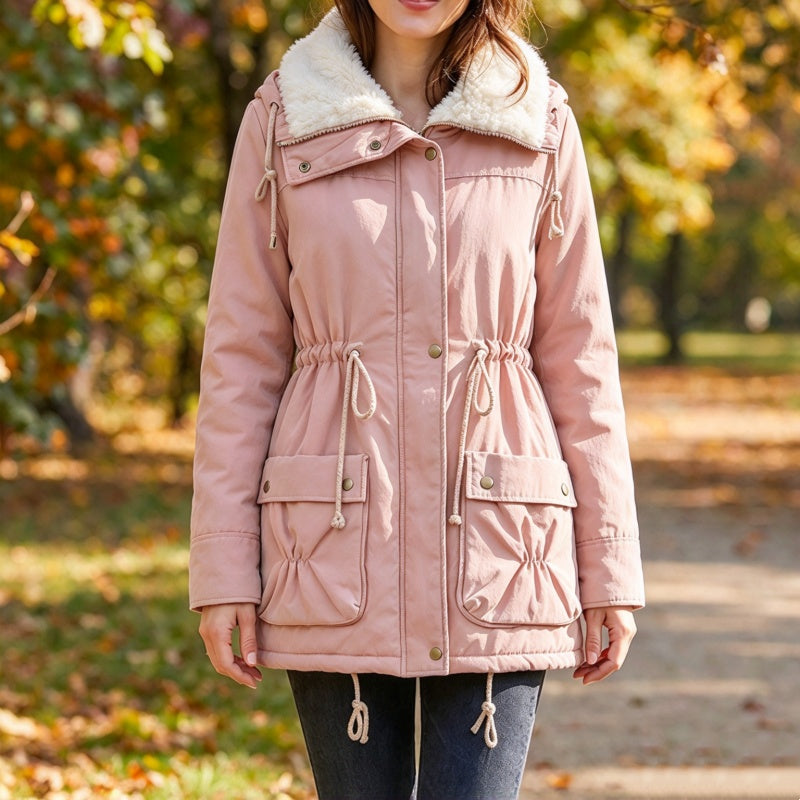 💥Women's Mid-Length Warm Sherpa Coat