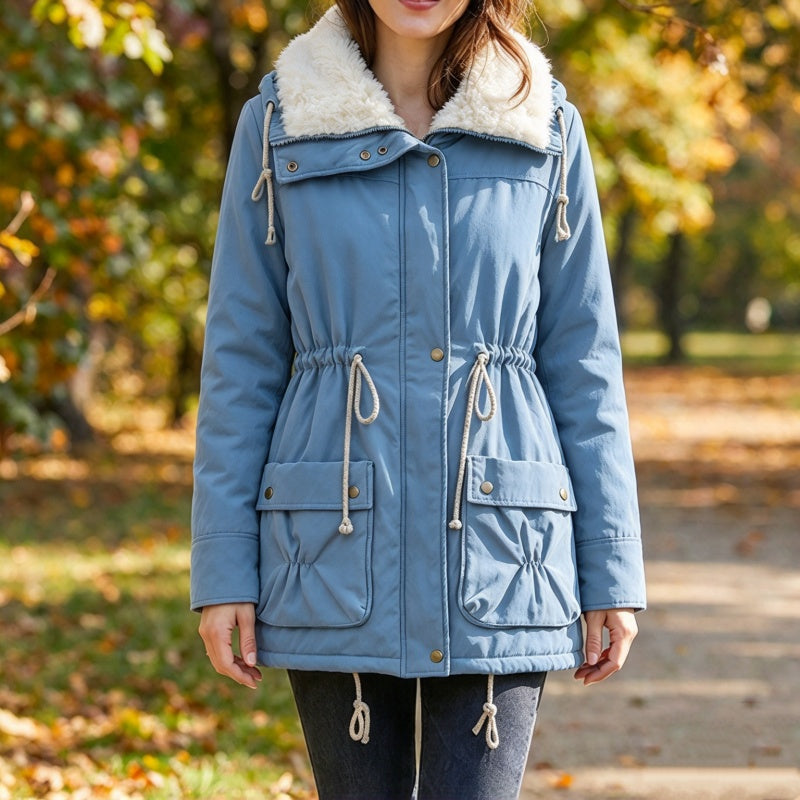 💥Women's Mid-Length Warm Sherpa Coat