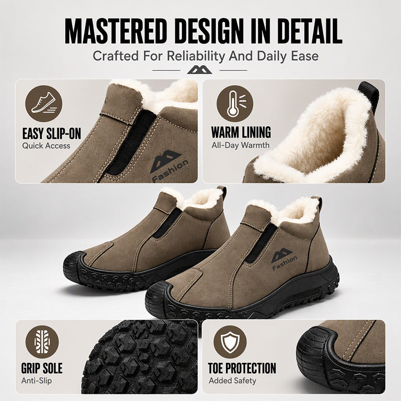 ❄️ Men's Winter Plush-Lined Walking Shoes--🔥Stay warm, walk comfortably & enjoy every step!