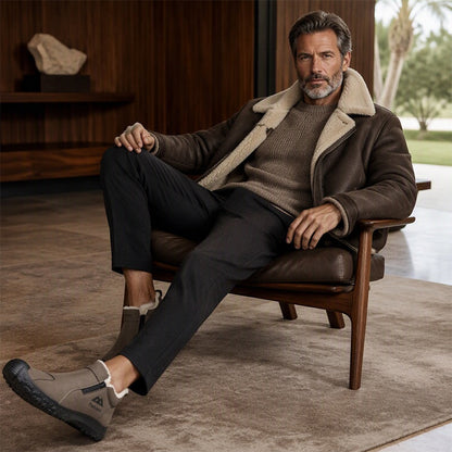 ❄️ Men's Winter Plush-Lined Walking Shoes--🔥Stay warm, walk comfortably & enjoy every step!