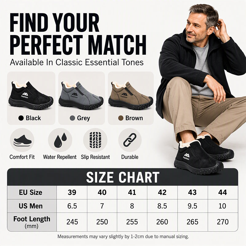 ❄️ Men's Winter Plush-Lined Walking Shoes--🔥Stay warm, walk comfortably & enjoy every step!