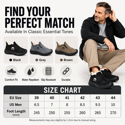 ❄️ Men's Winter Plush-Lined Walking Shoes--🔥Stay warm, walk comfortably & enjoy every step!