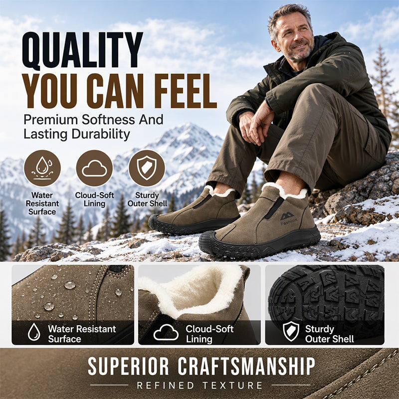 ❄️ Men's Winter Plush-Lined Walking Shoes--🔥Stay warm, walk comfortably & enjoy every step!