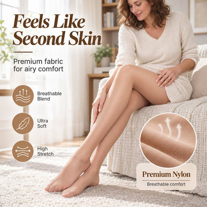 ✨Hot Sale 50% OFF🦵Super Flexible And Indestructible Magic Stockings（Buy 1, get 4 pairs）