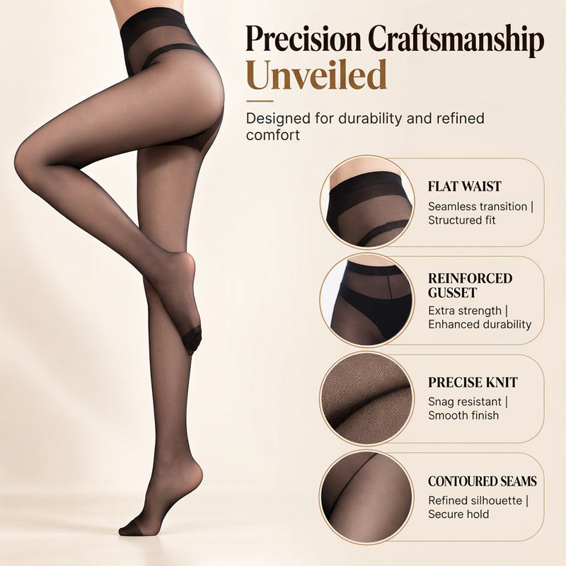 ✨Hot Sale 50% OFF🦵Super Flexible And Indestructible Magic Stockings（Buy 1, get 4 pairs）
