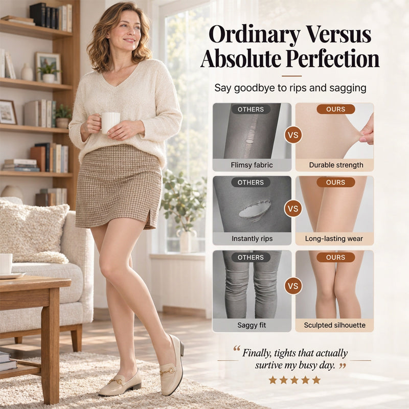 ✨Hot Sale 50% OFF🦵Super Flexible And Indestructible Magic Stockings（Buy 1, get 4 pairs）