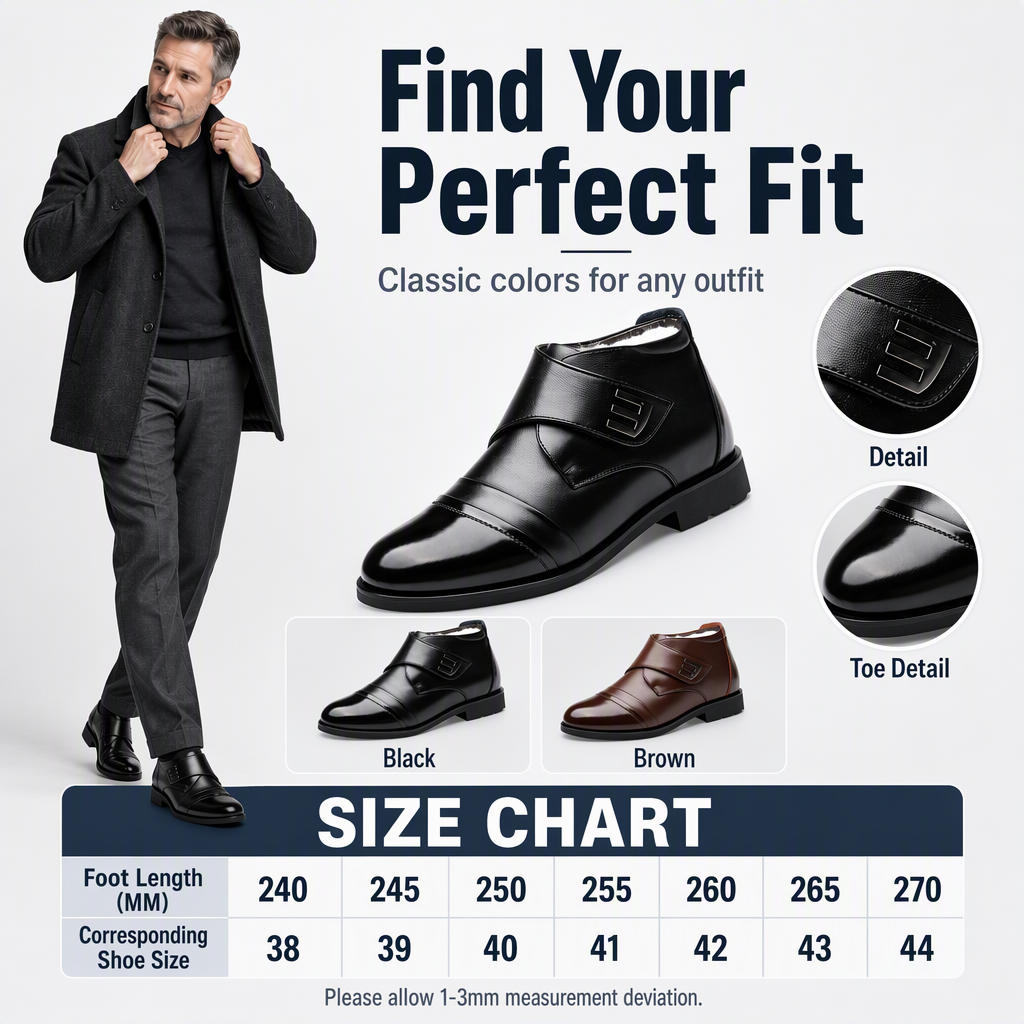 ❄️👞 Men's Winter Thermal Waterproof Shoes