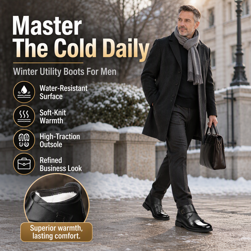 ❄️👞 Men's Winter Thermal Waterproof Shoes
