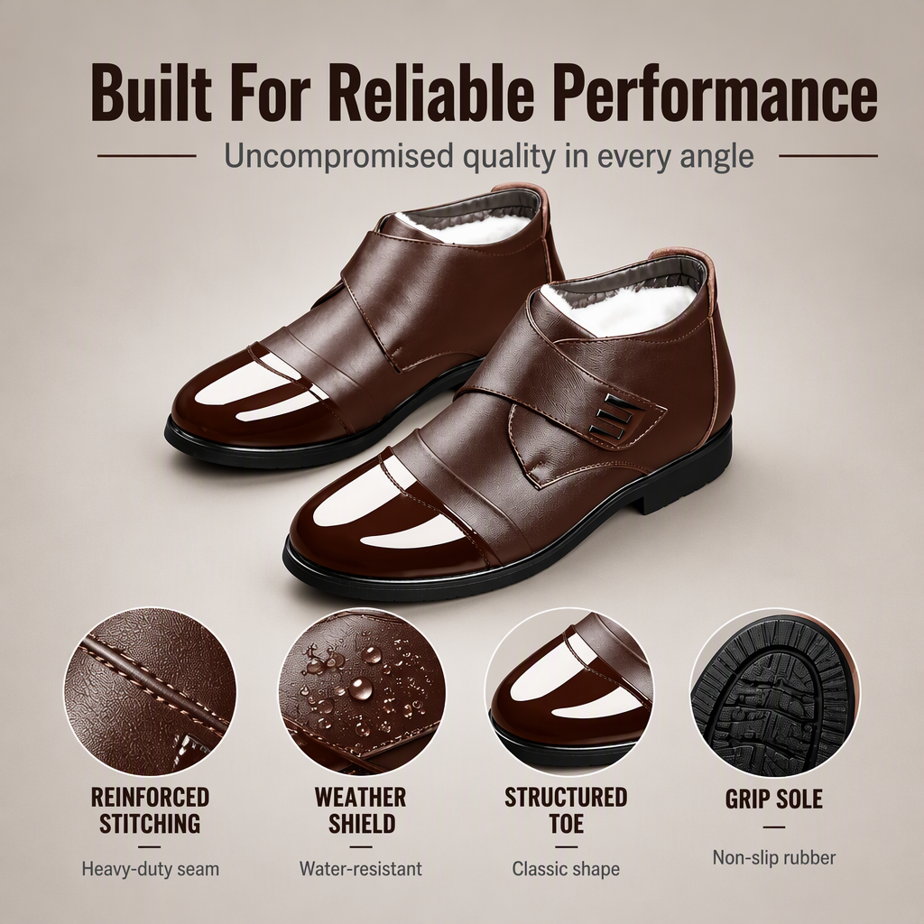 ❄️👞 Men's Winter Thermal Waterproof Shoes