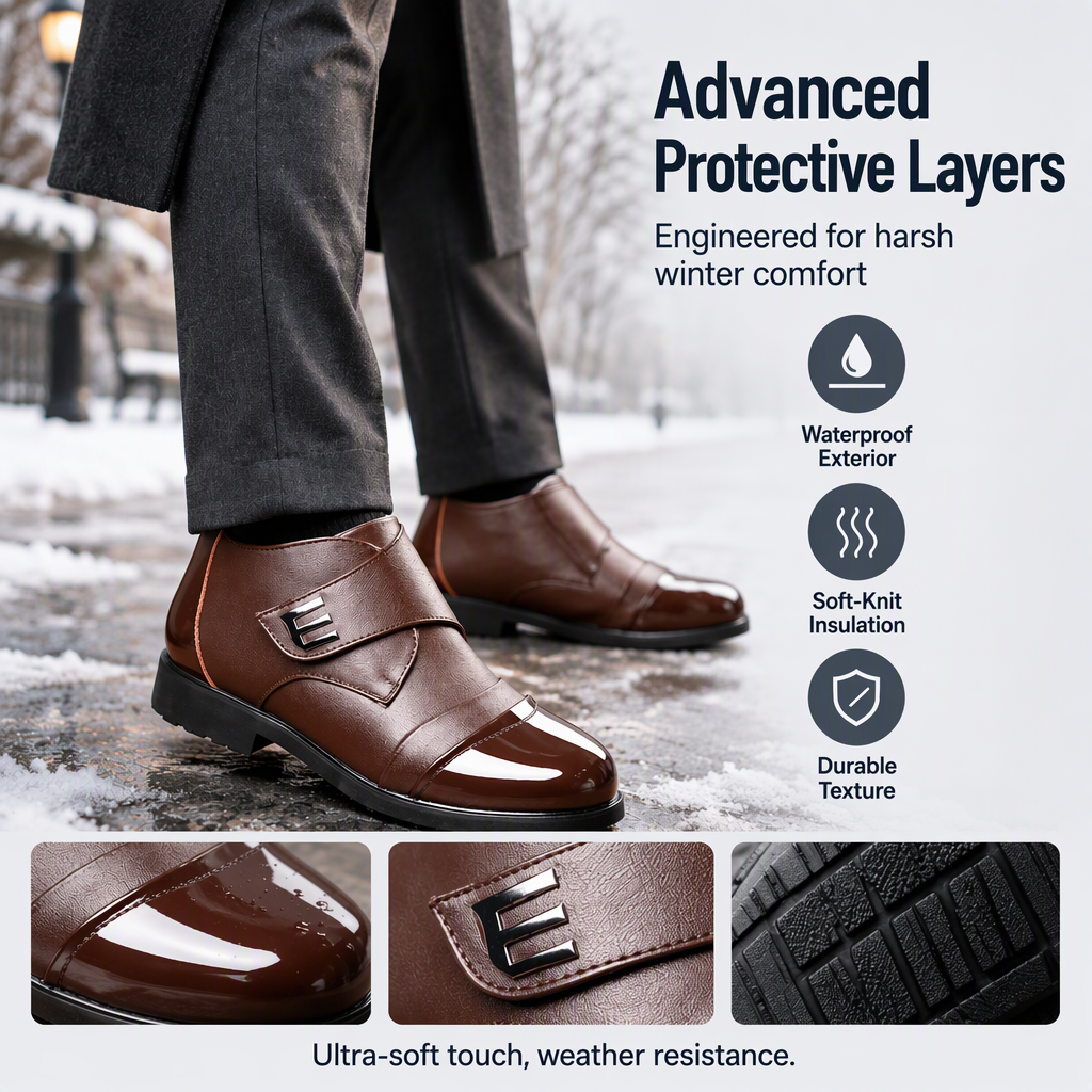 ❄️👞 Men's Winter Thermal Waterproof Shoes