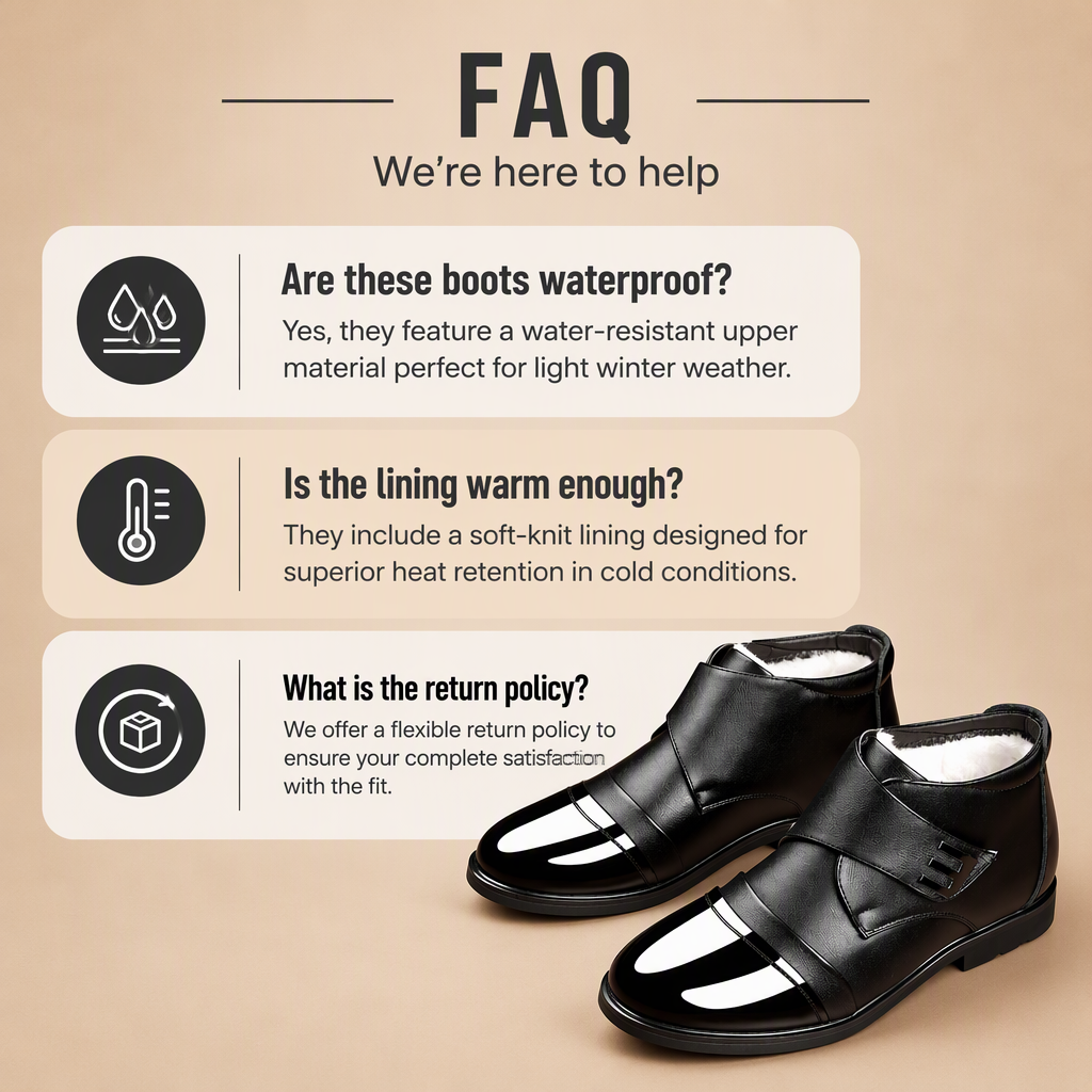 ❄️👞 Men's Winter Thermal Waterproof Shoes