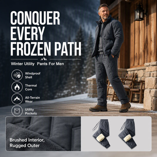 ❄️ Unisex Winter Outdoor Thermal Pants-Winter Warmth Doesn't Stop at Your Waist