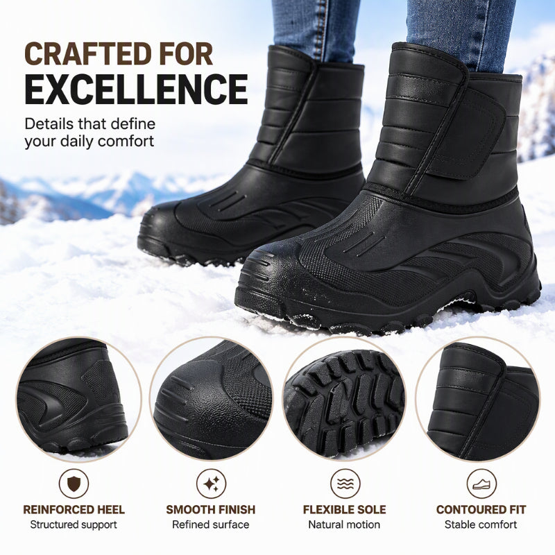 👢💕Unisex Plush-Lined Waterproof Snow Boots❄️ Warm, Cosy & Ready for Winter!