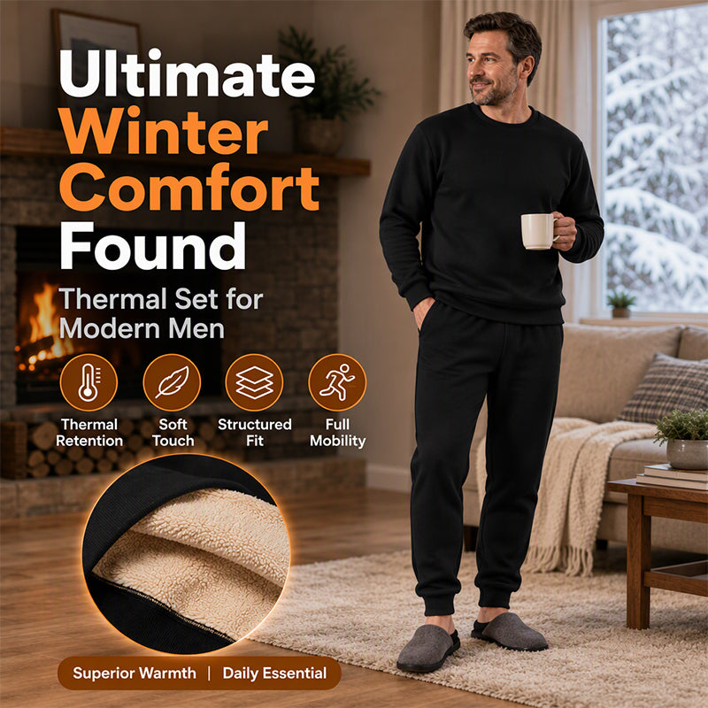 🔥❄️Men's Winter Warm Sweatshirt and Sweatpants Set