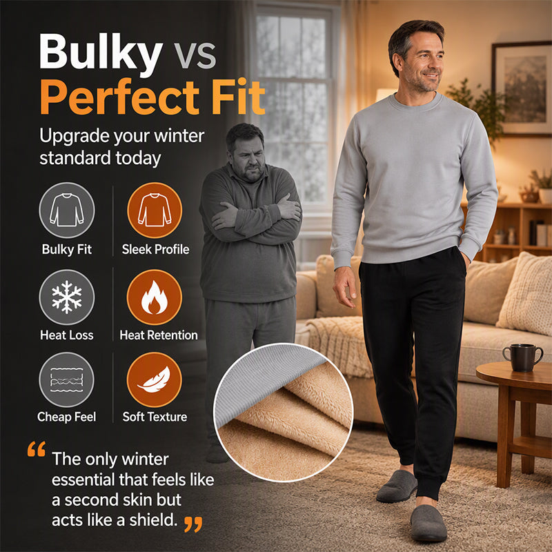 🔥❄️Men's Winter Warm Sweatshirt and Sweatpants Set