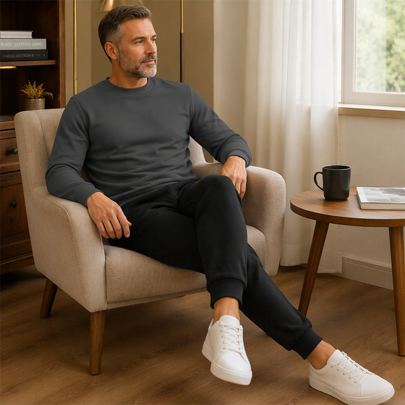 🔥❄️Men's Winter Warm Sweatshirt and Sweatpants Set