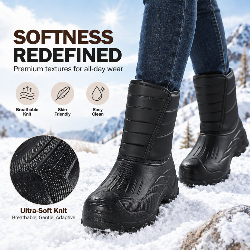 👢 HALF PRICE — BUY 2 FREE SHIPPING! 🌨️ Waterproof Plush-Lined Winter Boots – Unisex, All-Weather Mud & Snow Grip ❄️ Warm, Cozy & Secure 🥾 Perfect for Men & Women in Rain, Snow & Winter Days 🌧️