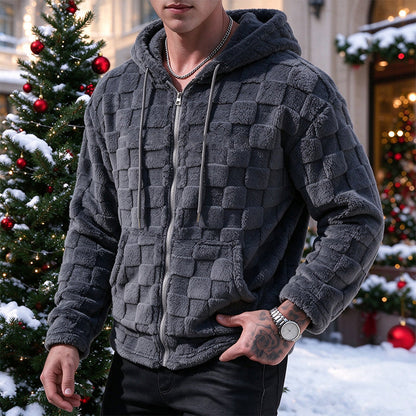 Men's Casual Winter Warm Hooded Jacket