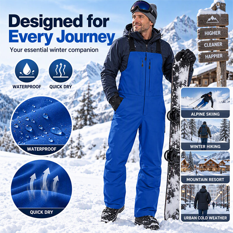 ❄️ Unisex Waterproof Ski Bib Pants ✨ – Snow-Ready Protection