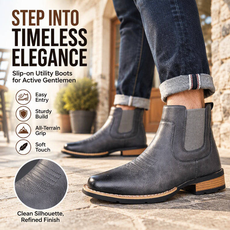 💥Hot Sale 50% OFF✨Men's Vintage Slip-On Chelsea Boots