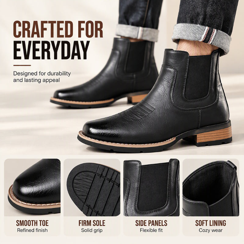 💥Hot Sale 50% OFF✨Men's Vintage Slip-On Chelsea Boots