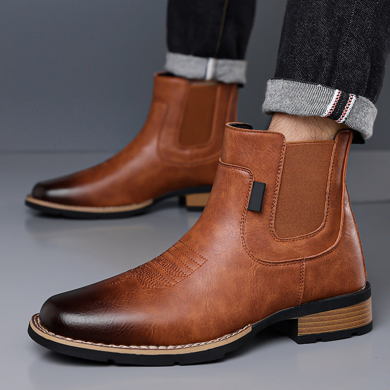 💥Hot Sale 50% OFF✨Men's Vintage Slip-On Chelsea Boots