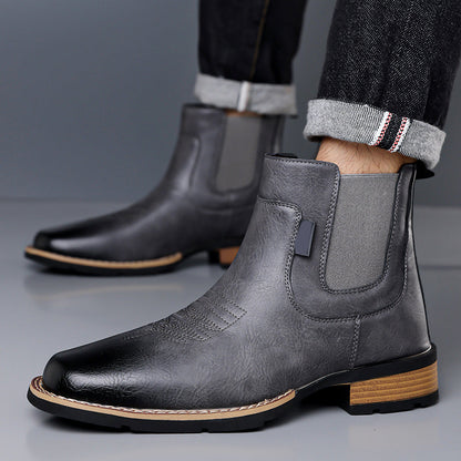 💥Hot Sale 50% OFF✨Men's Vintage Slip-On Chelsea Boots