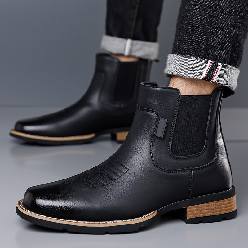💥Hot Sale 50% OFF✨Men's Vintage Slip-On Chelsea Boots